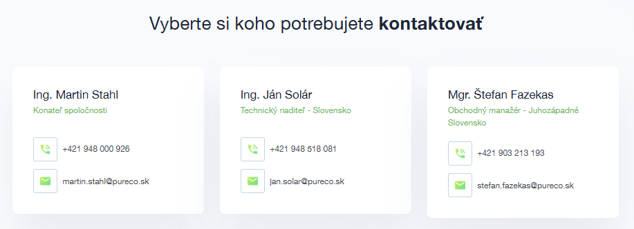 Contact section
